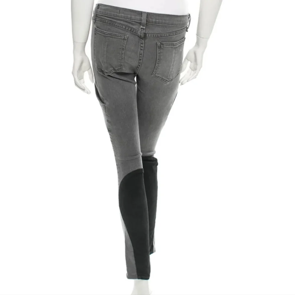 Grey Rag & Bone Rally Moto Cargo Skinny Jeans - Picture 5 of 6